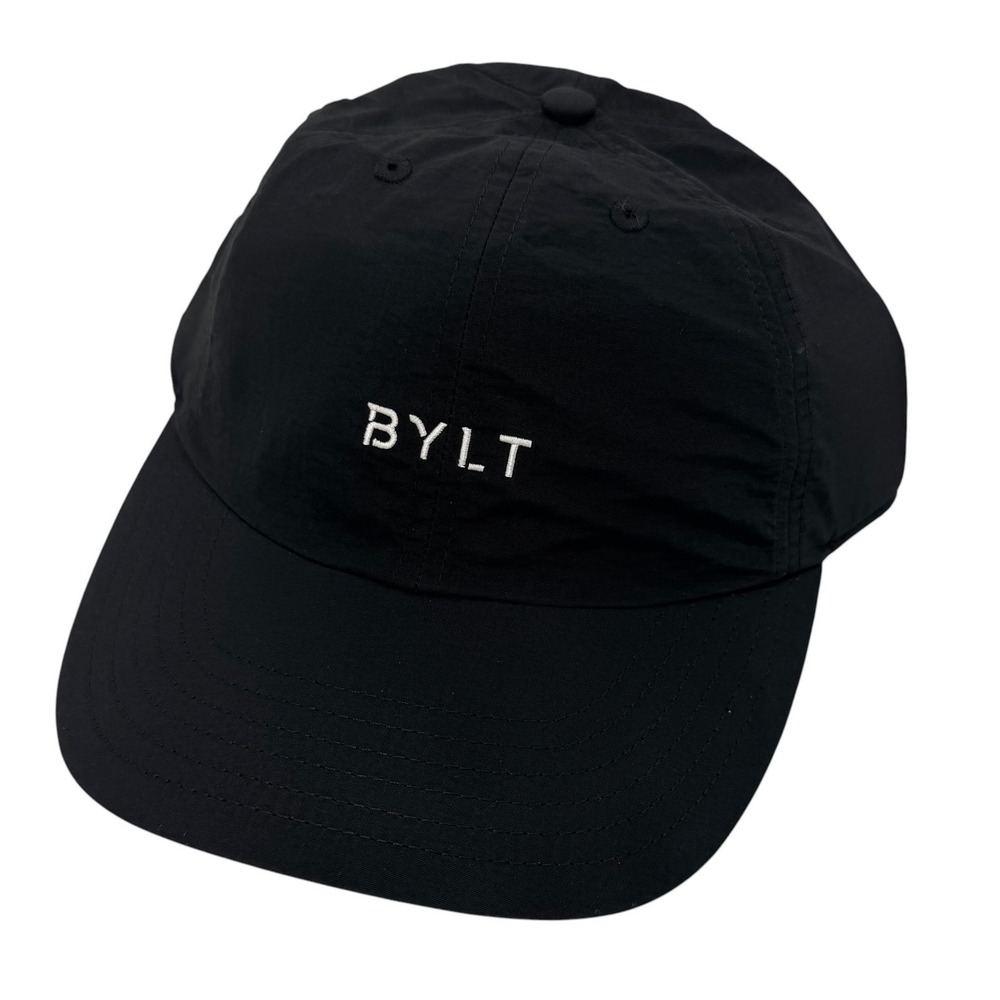 NWT BYLT Travelers Nylon Y1 Adjustable Hat Mens OS Black UAHW0949-001-OS